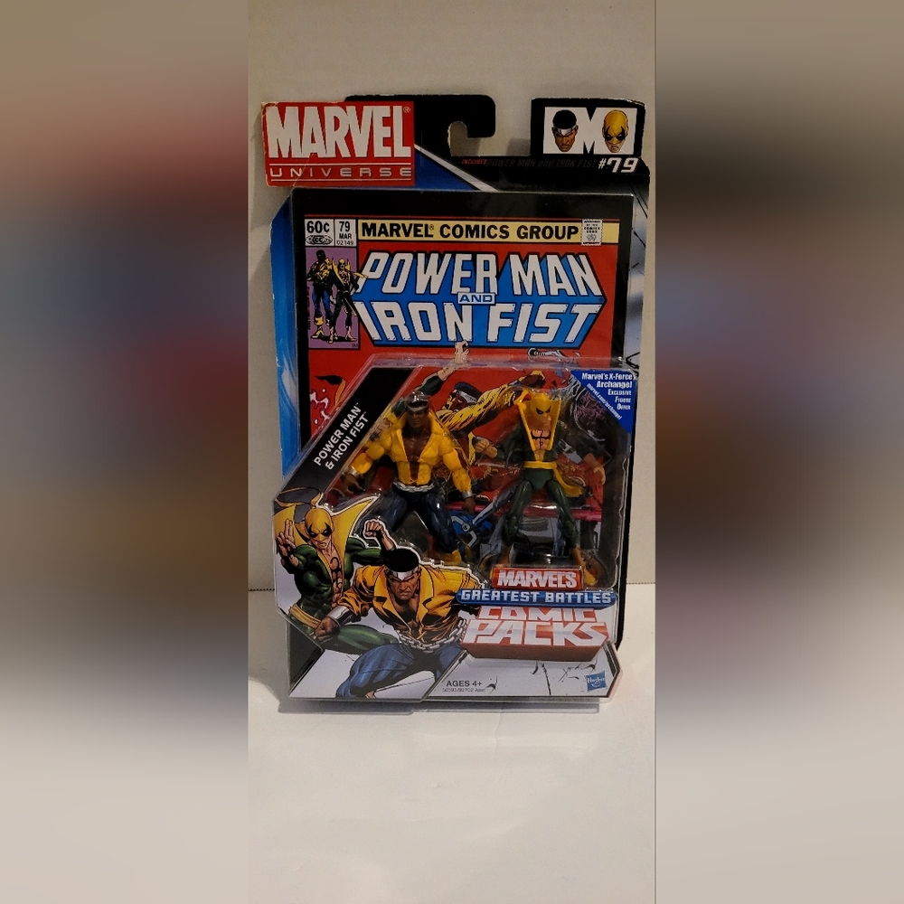 2010 MARVEL UNIVERSE Comic Packs_POWER MAN and IRON FIST figures_Greatest Battle